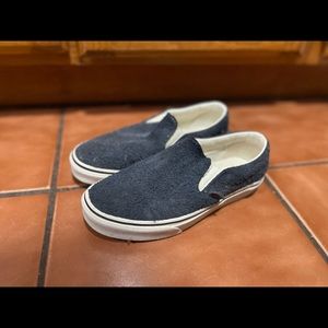 Suede navy blue vans